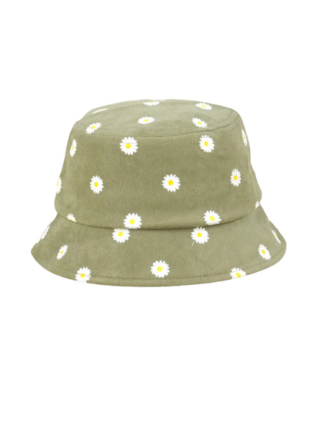 daisy bucket hat - sage