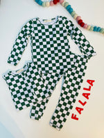 little bowie checkered onesie (0-3, 3-6, 6-9, 9-12, 12-18, 18-24)