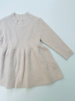 sweet cream knit sweater dress