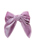 velvet bow clip