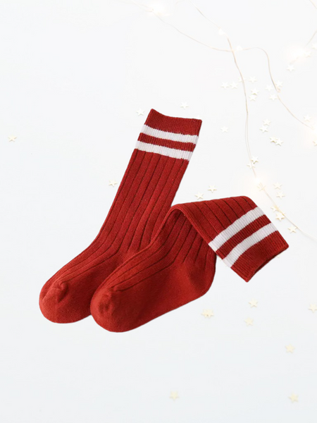 red romper socks